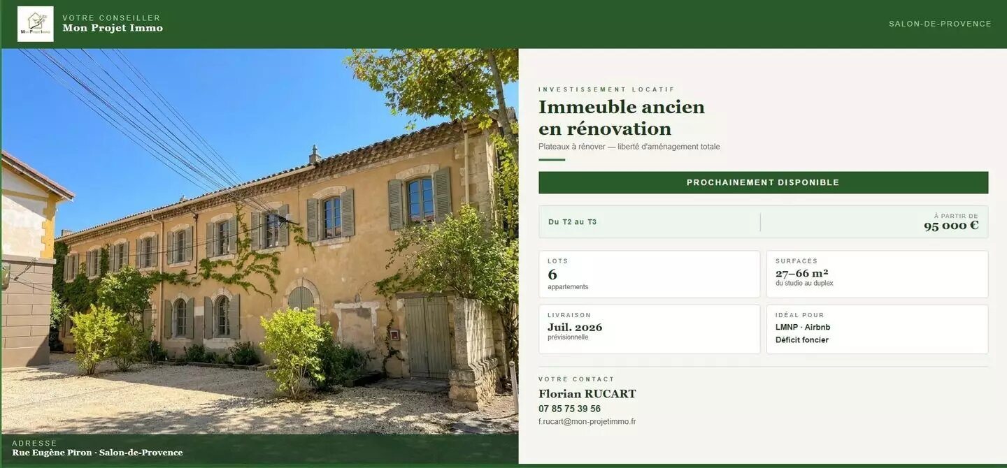 Appartement à vendre, 27m², Salon-de-Provence