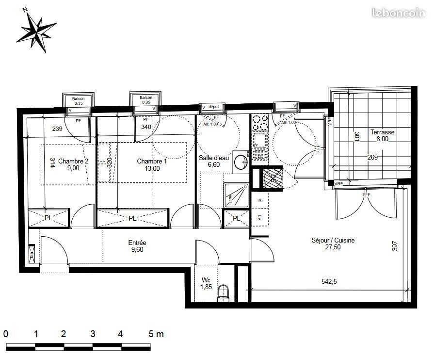 Appartement à vendre, 67m², Vendargues