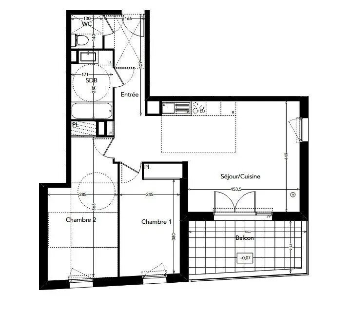 Appartement à vendre, 65m², Castelnau-le-Lez