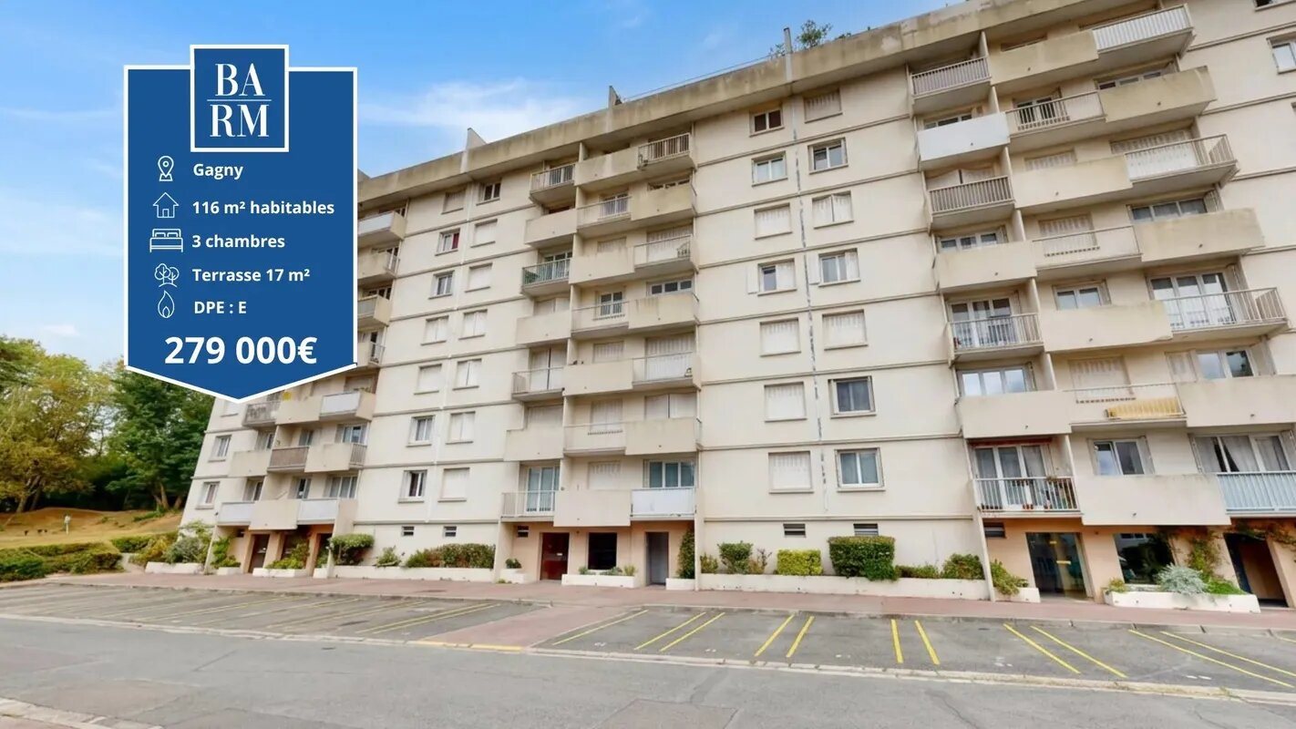 Appartement à vendre, 116m², Gagny