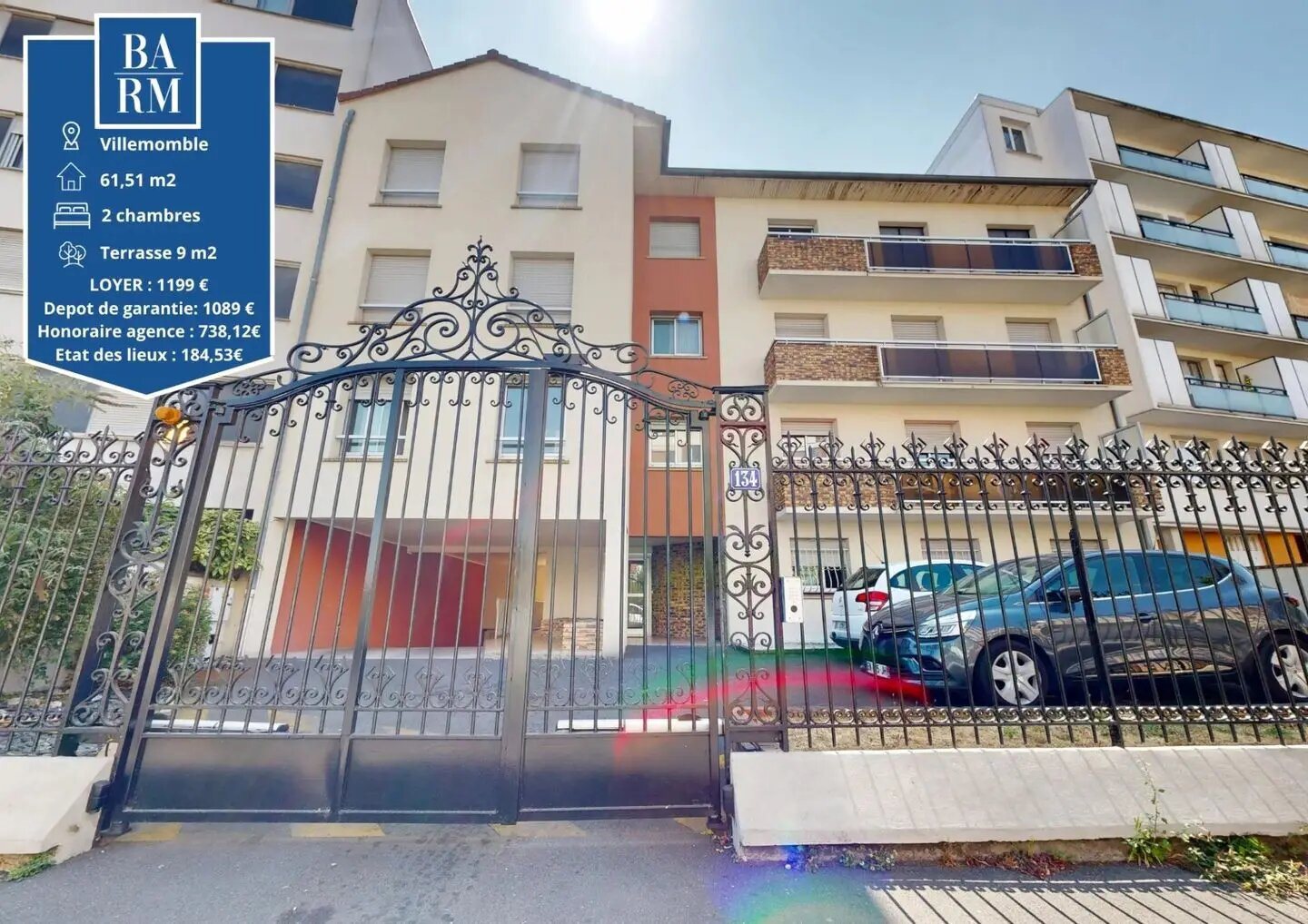 Appartement à louer, 62m², Villemomble
