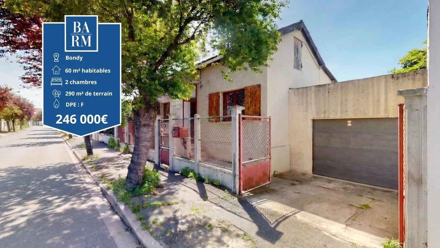 Maison à vendre, 60m², Bondy