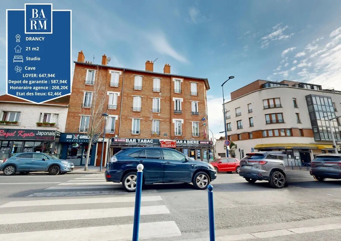 Appartement à louer, 21m², Drancy