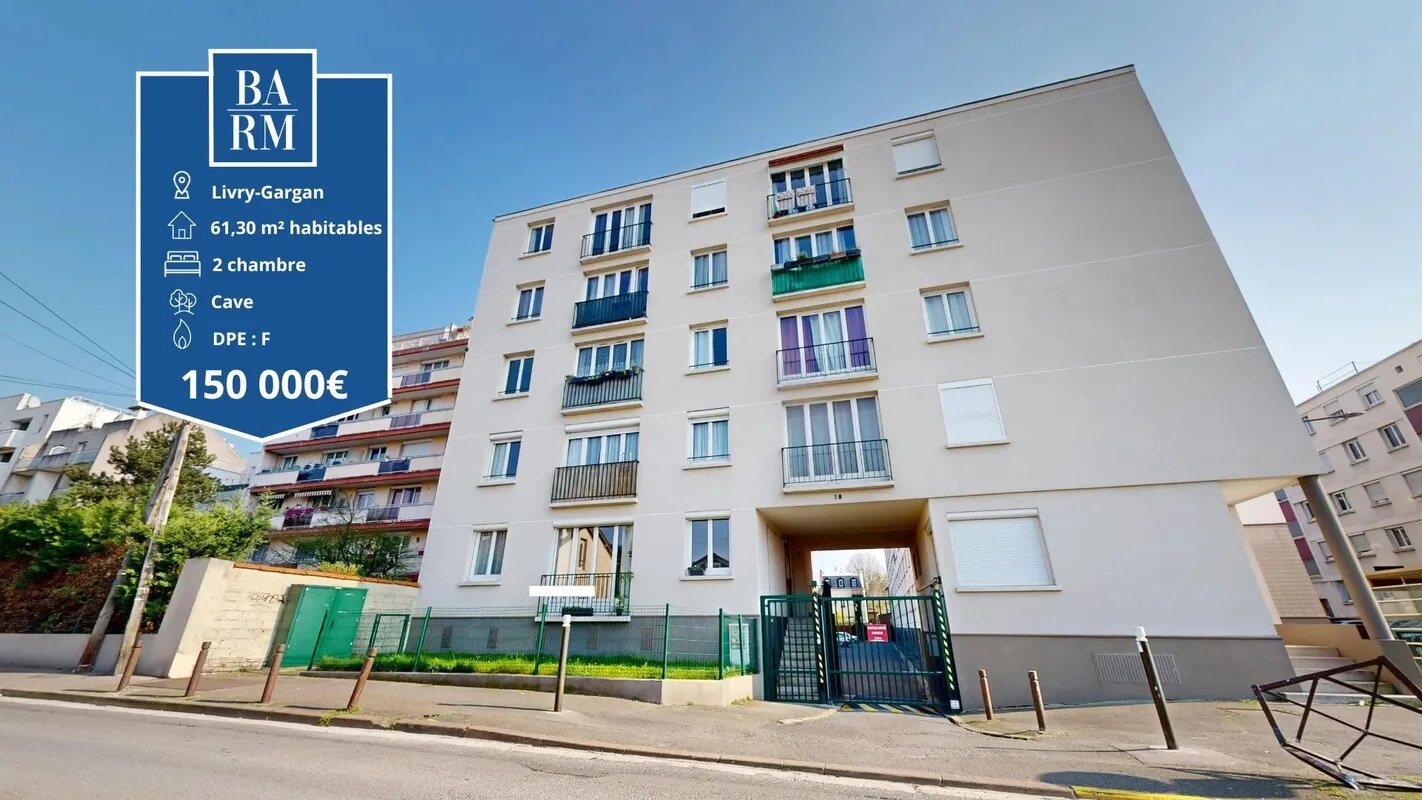 Appartement à vendre, 61m², Livry-Gargan