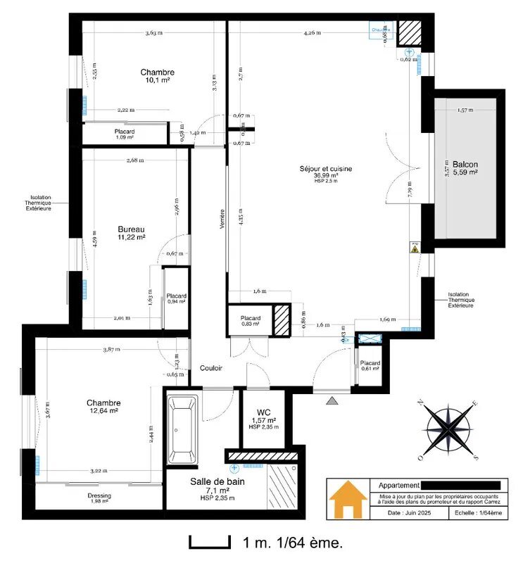 Appartement à vendre, 95m², Nogent-sur-Marne