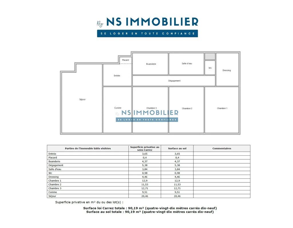 Appartement à vendre, 91m², Sartrouville