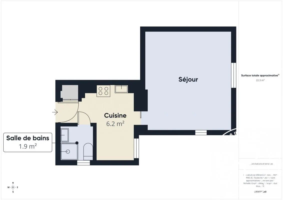 Appartement à vendre, 22m², Vitry-sur-Seine
