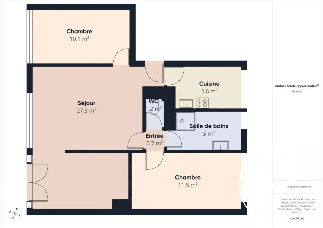Appartement à vendre, 63m², Vitry-sur-Seine
