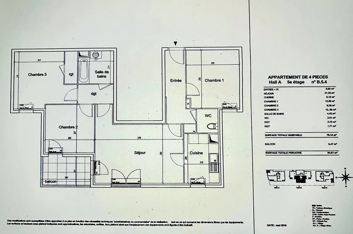 Appartement à vendre, 78m², Bobigny
