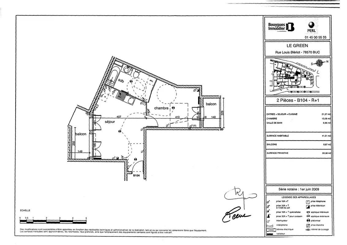 Appartement à vendre, 41m², Buc