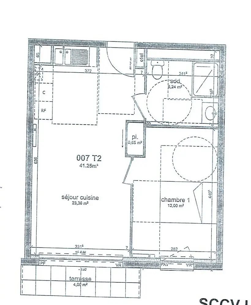 Appartement à louer, 39m², Mont-Saint-Aignan
