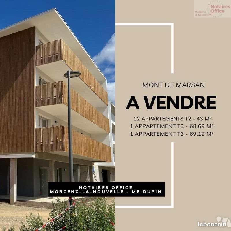 Appartement à vendre, 68m², Mont-de-Marsan