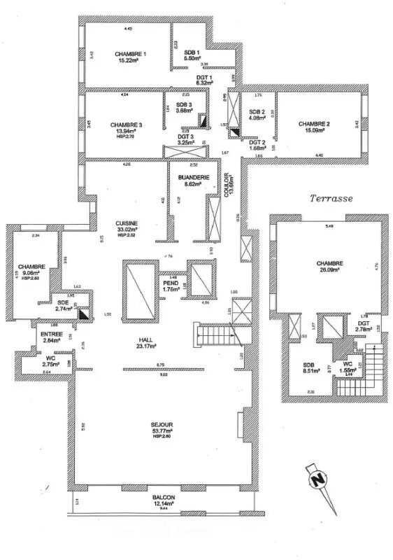 Appartement à louer, 237m², Neuilly-sur-Seine