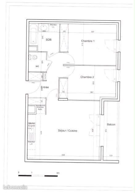 Appartement à louer, 61m², Athis-Mons