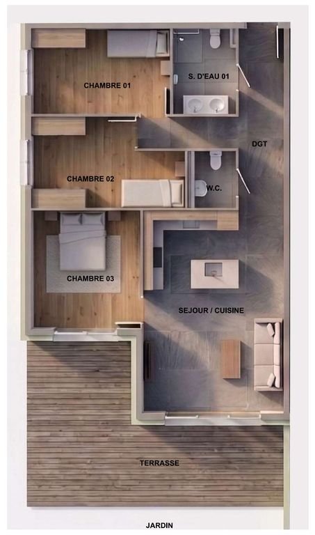 Appartement à vendre, 83m², La Chapelle-d'Abondance
