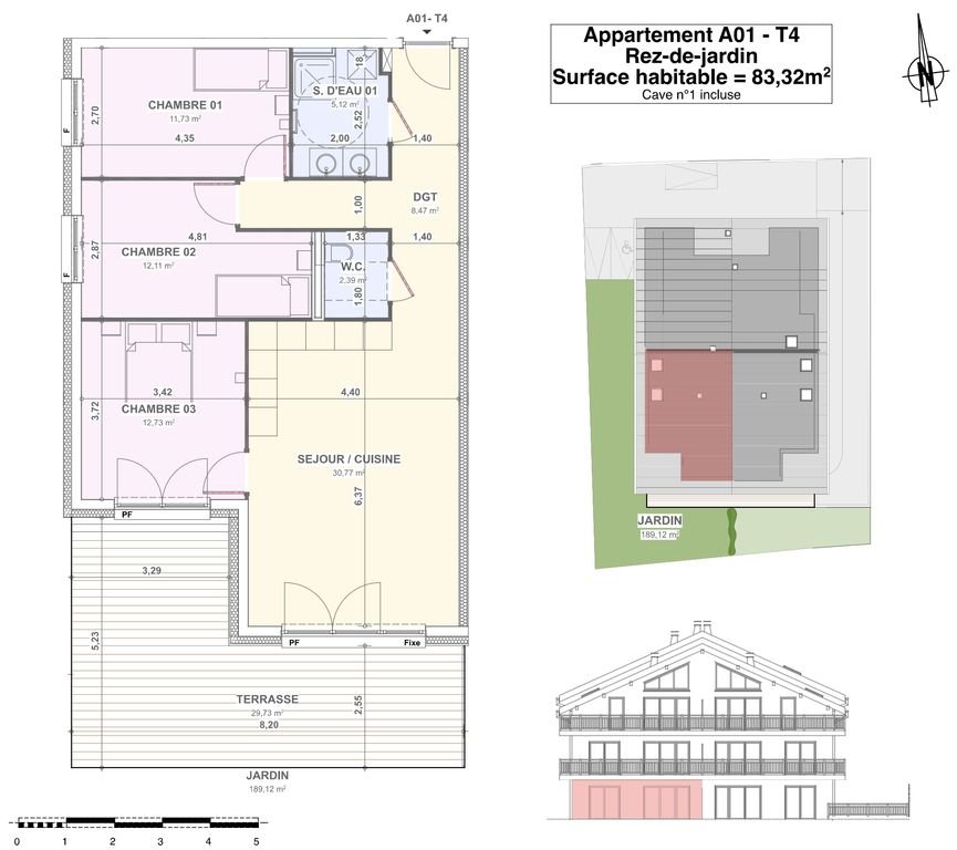 Appartement à vendre, 83m², La Chapelle-d'Abondance