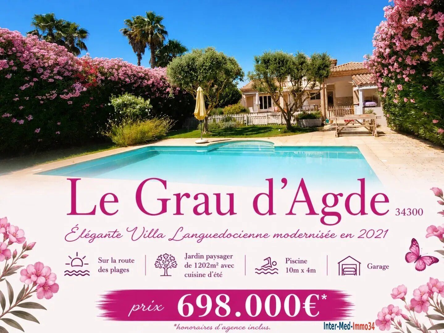 Maison à vendre, 142m², Agde (Cap d'Agde)