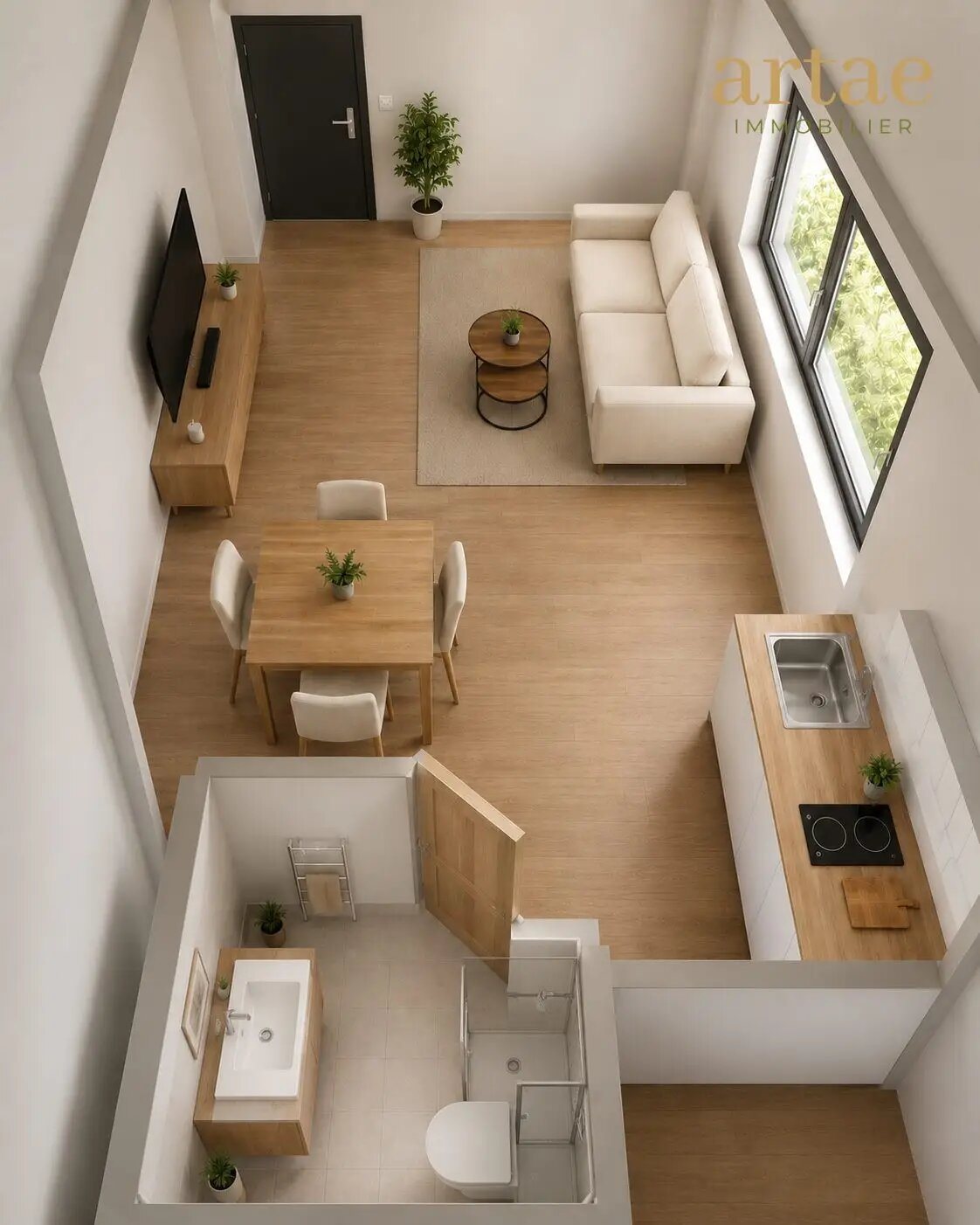 Appartement à vendre, 22m², Saint-Genis-Laval