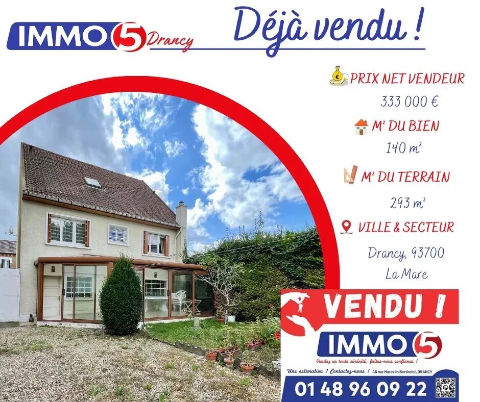 Maison à vendre, 140m², Drancy