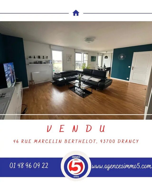 Appartement à vendre, 83m², Drancy