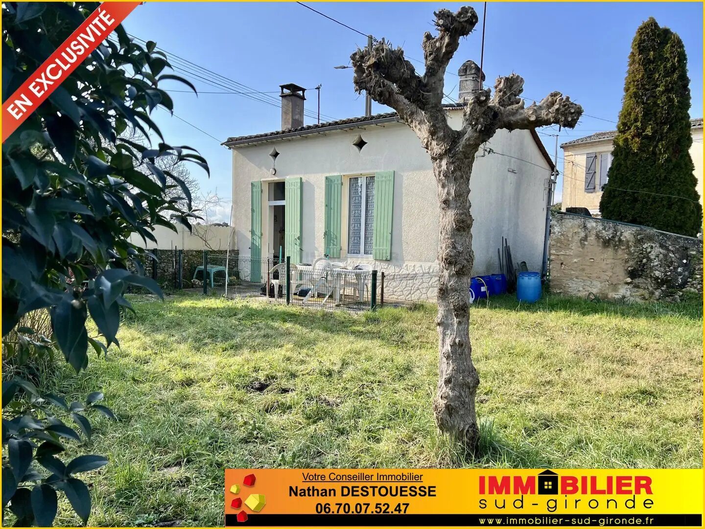Maison à vendre, 45m², Barsac