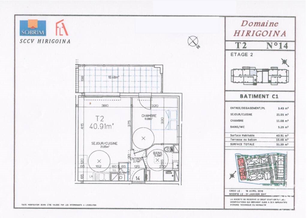 Appartement à vendre, 40m², Ustaritz