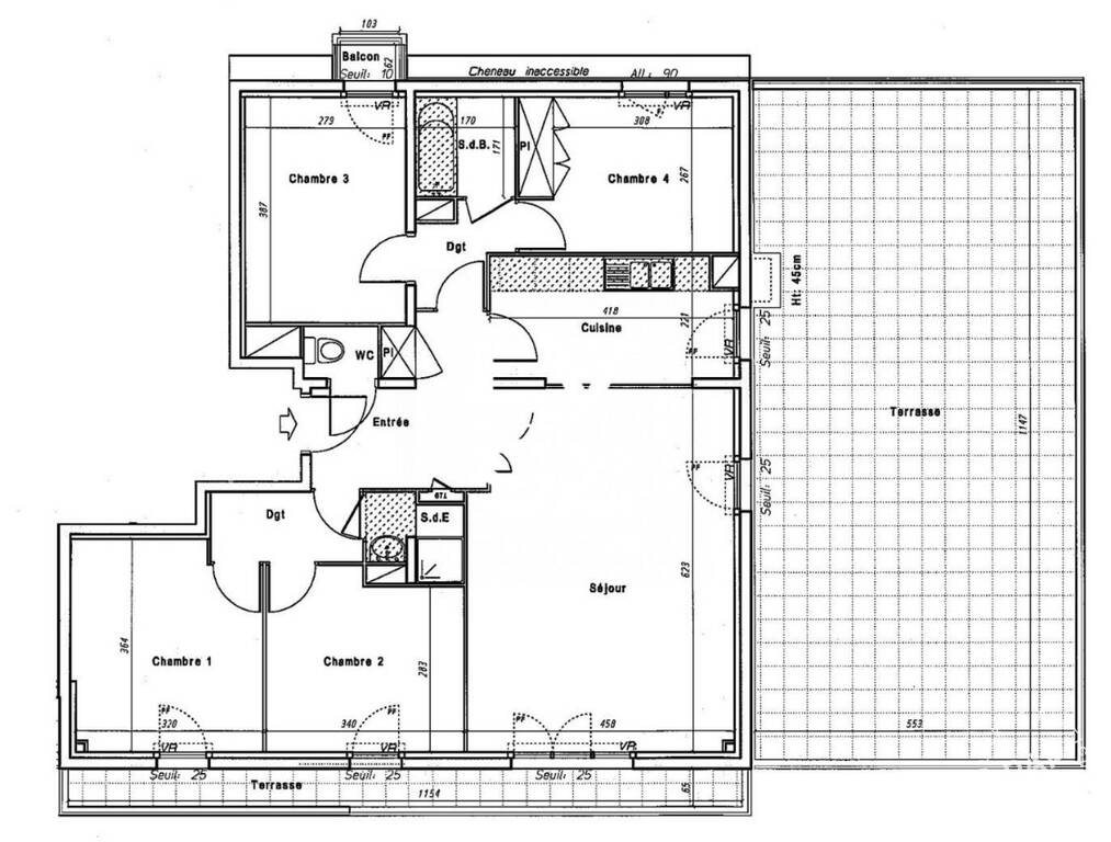 Appartement à vendre, 98m², Gennevilliers