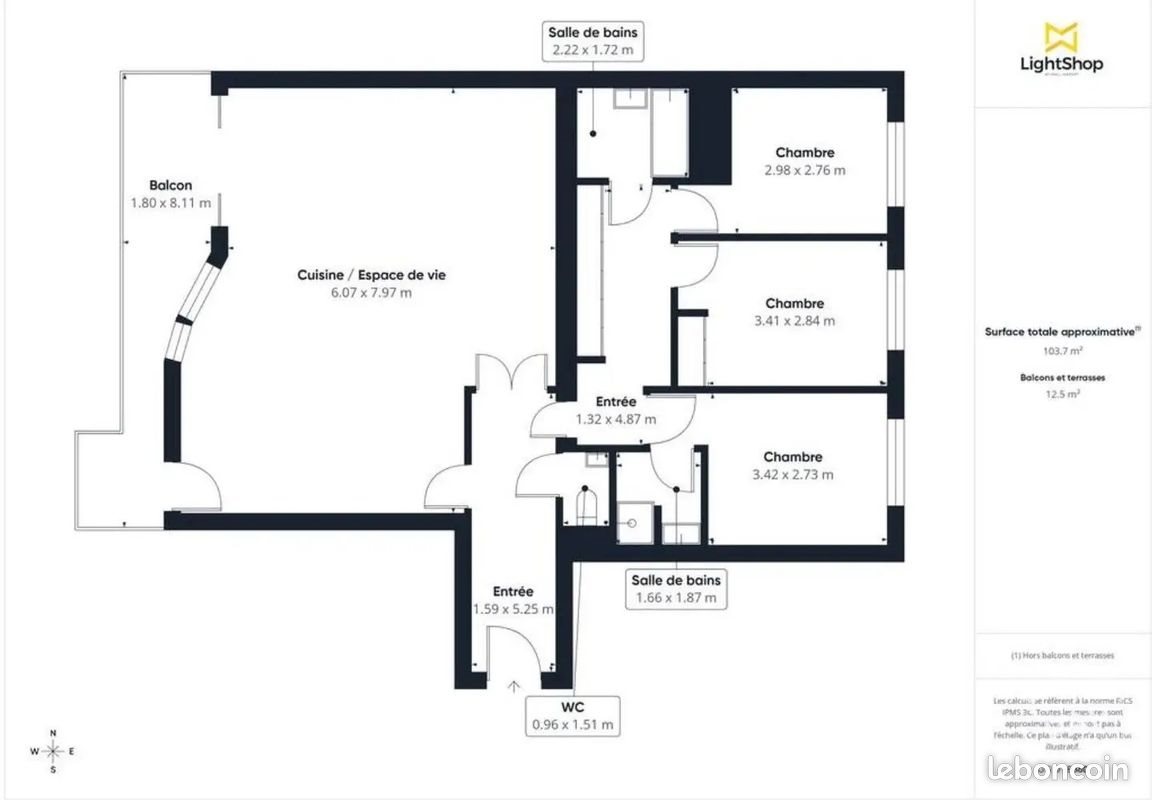 Appartement à vendre, 100m², Bron