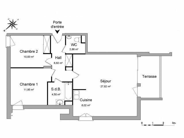 Appartement à vendre, 70m², Annecy