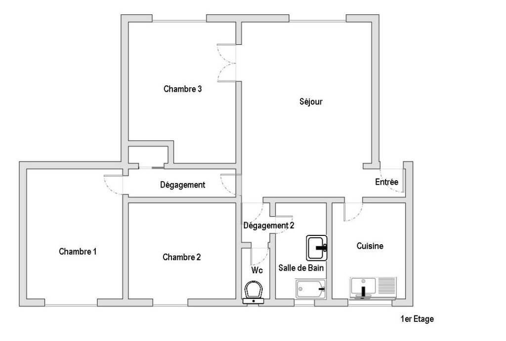 Appartement à vendre, 60m², Sèvres