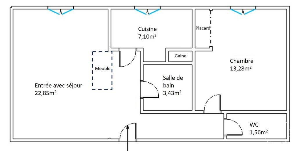 Appartement à vendre, 48m², Villeurbanne