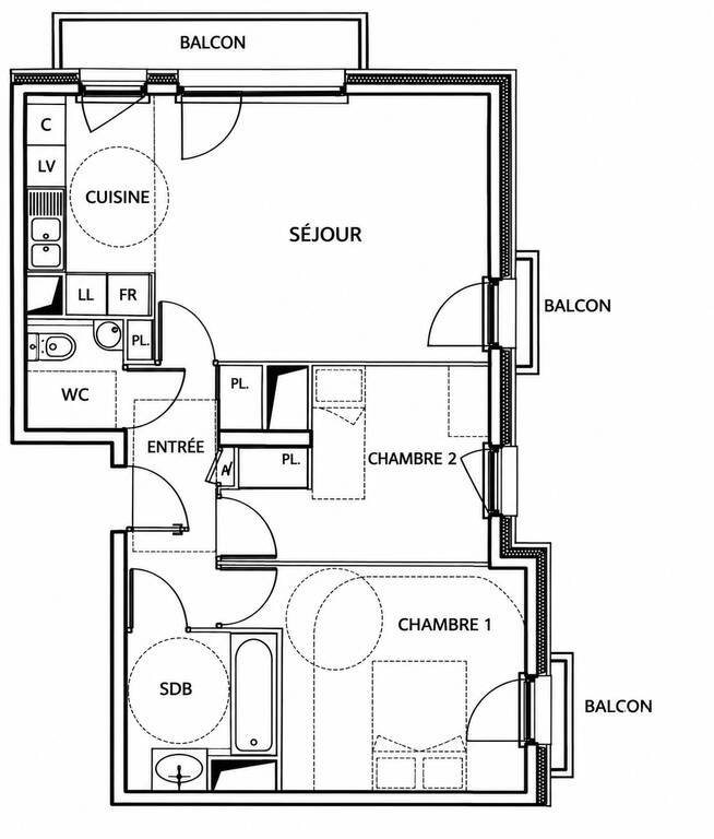 Appartement à vendre, 59m², Vitry-sur-Seine