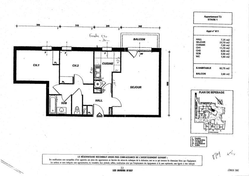 Appartement à vendre, 62m², Lille