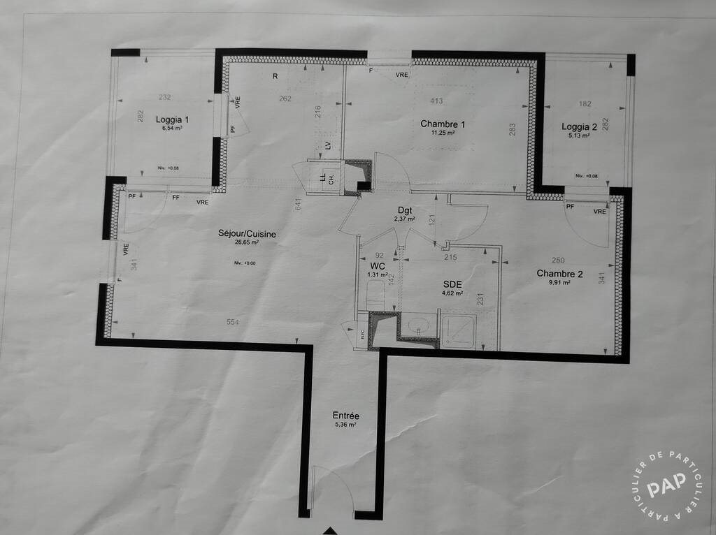 Appartement à vendre, 61m², Saint-Jacques-de-la-Lande