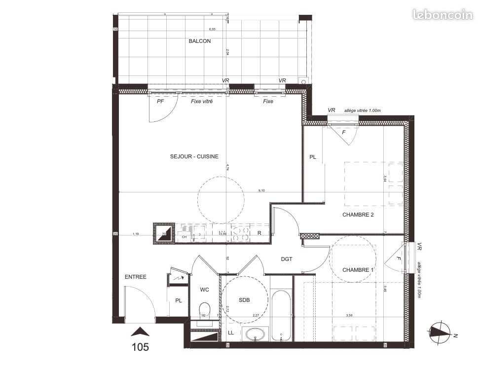 Appartement à louer, 66m², Rumilly