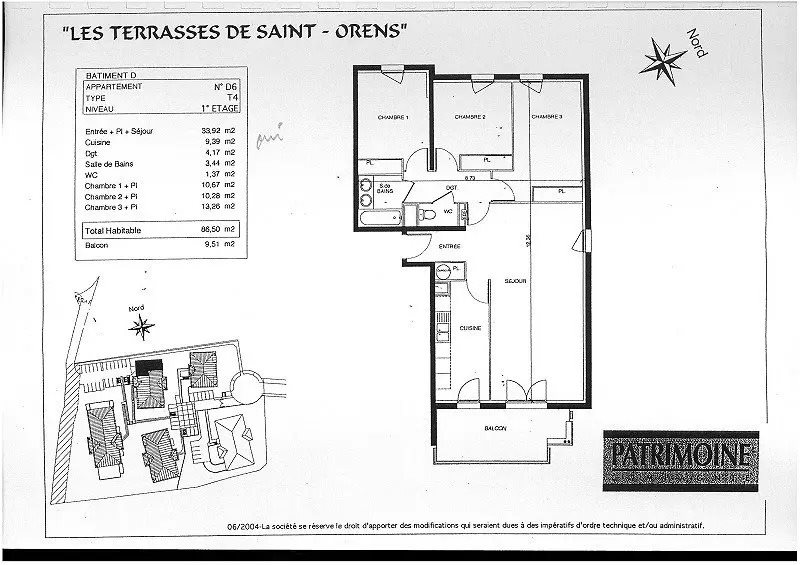 Appartement à louer, 86m², Saint-Orens-de-Gameville