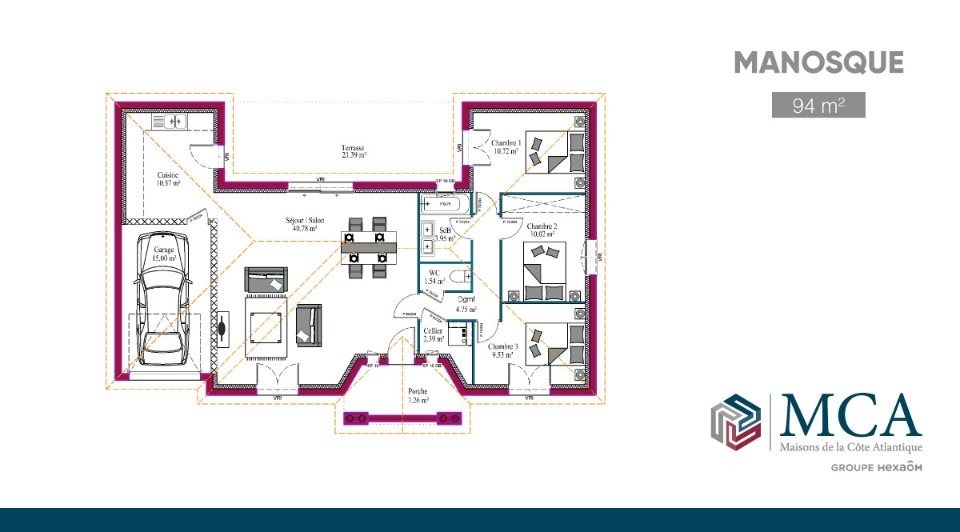 Maison à vendre, 94m², Royan