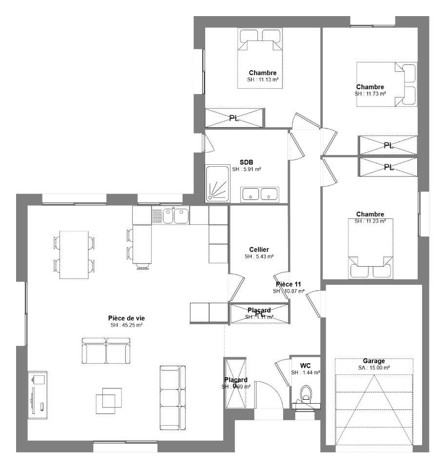 Maison à vendre, 104m², Amboise