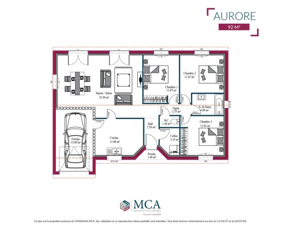 Maison à vendre, 84m², Bazas
