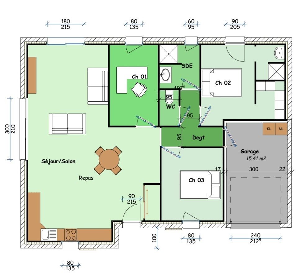 Maison à vendre, 90m², Saint-Gilles-Croix-de-Vie