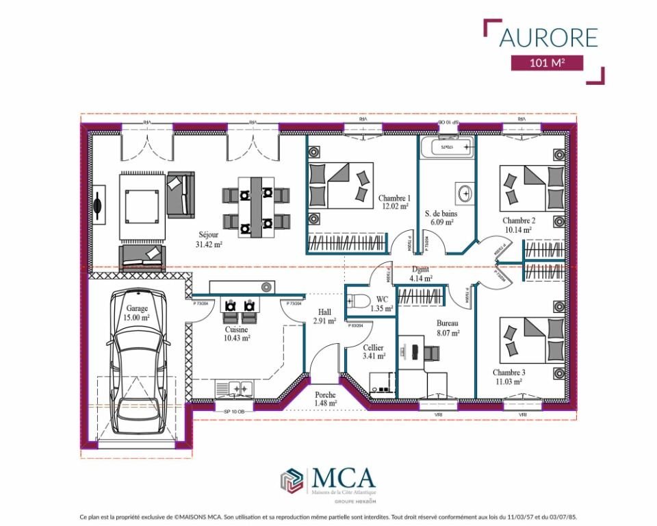 Maison à vendre, 92m², Casteljaloux