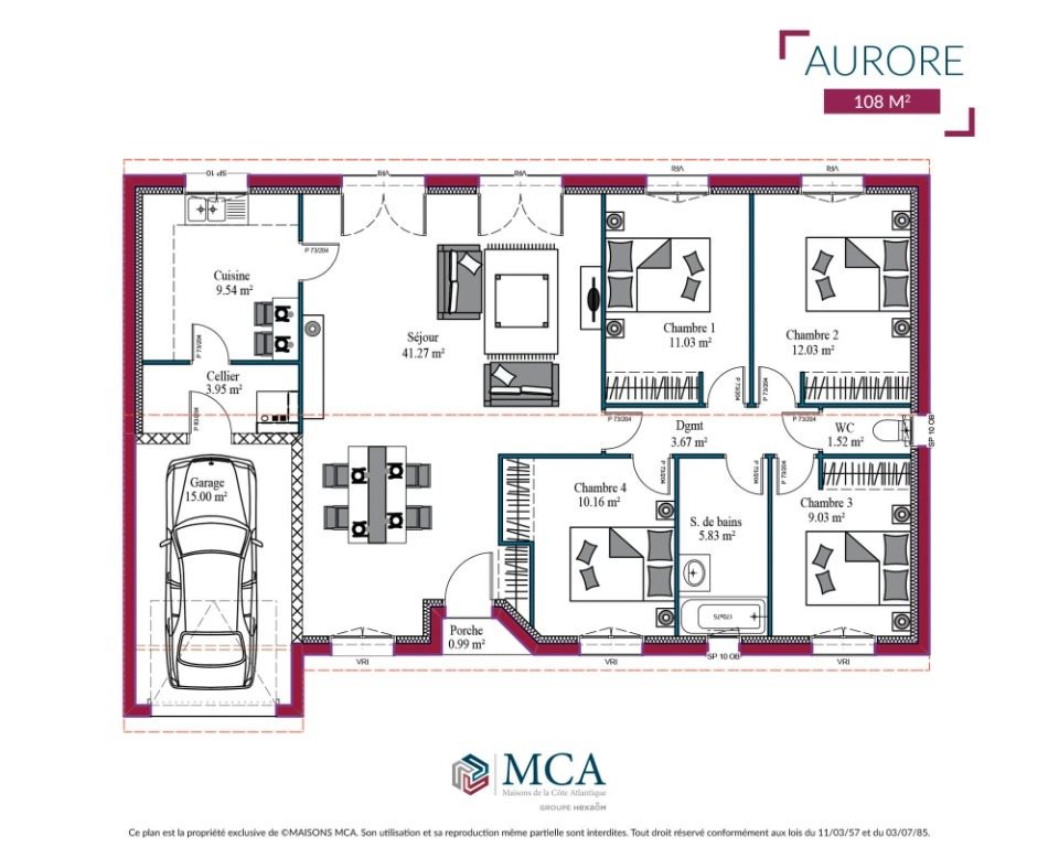 Maison à vendre, 92m², Casteljaloux