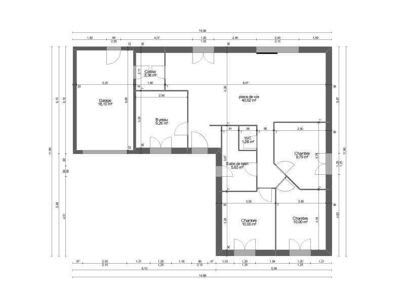 Maison à vendre, 89m², Le Mans