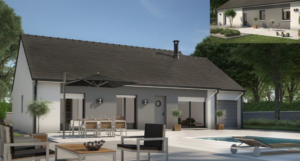 Maison à vendre, 92m², Louplande