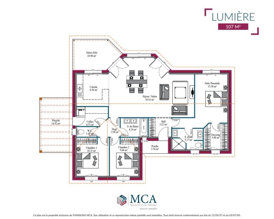 Maison à vendre, 107m², Saint-Germain-et-Mons