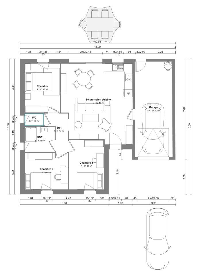 Maison à vendre, 72m², Angles