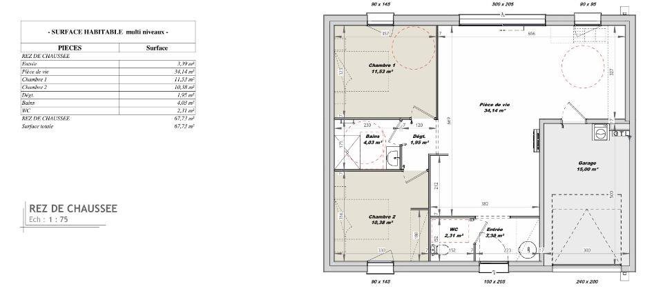Maison à vendre, 67m², Angles
