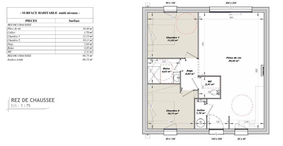 Maison à vendre, 60m², Luçon