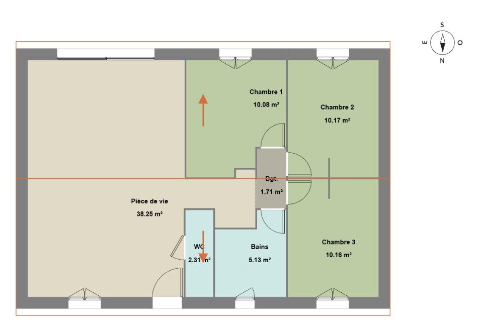 Maison à vendre, 77m², Cabriès