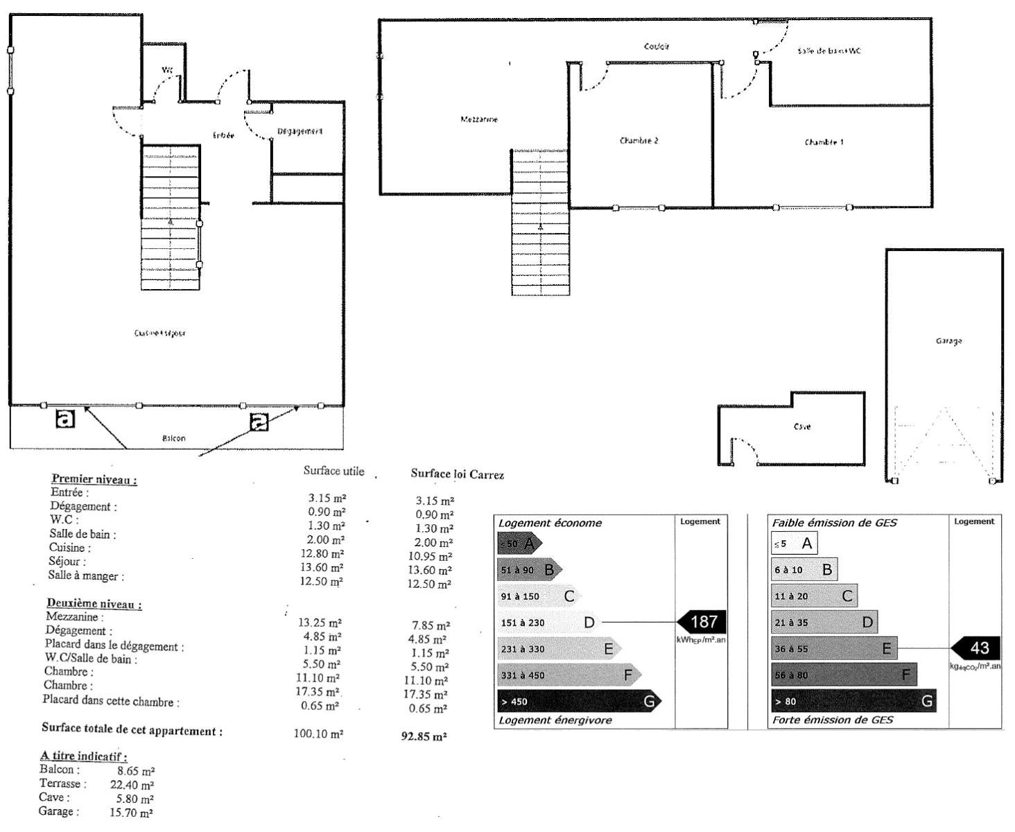 Appartement à louer, 92m², Thonon-les-Bains